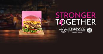 cancro seno negli hard rock cafe di firenze roma e venezia torna il pinktober 2