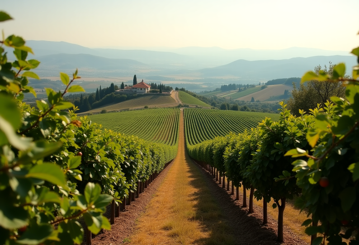 Immagine che rappresenta l'agricoltura sostenibile in un clima in cambiamento