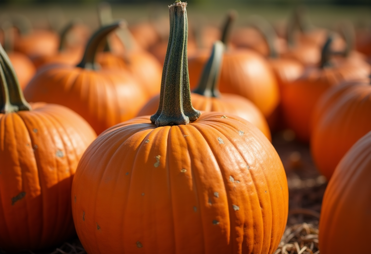 Zucca fresca, simbolo di salute e benessere autunnale