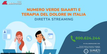 numero verde siaarti e terapia del dolore in italia segui il talk il 18 dicembre dalle 11 2